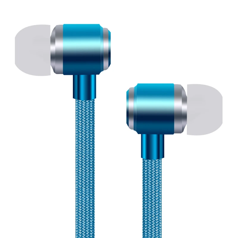MoreBlue наушники шнурки Металл стерео Super Bass Наушники шум снижение спортивные бег