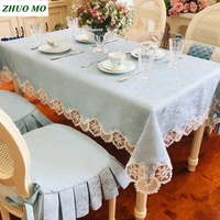 european rectangular tablecloth cover obrus luxury lace table wedding decoration birthday party decorations kitchen decoration