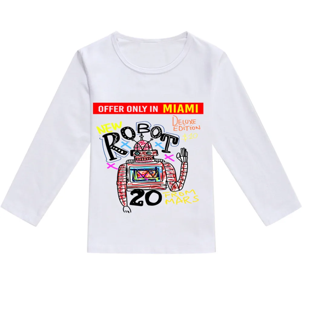 SAGACE/футболки для девочек Летние однотонные Топы длинная футболка маленьких