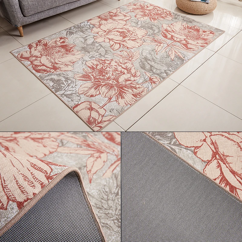 120X180cm синель ткань мягкие ковры для гостиной спальни детской комнаты цветочный
