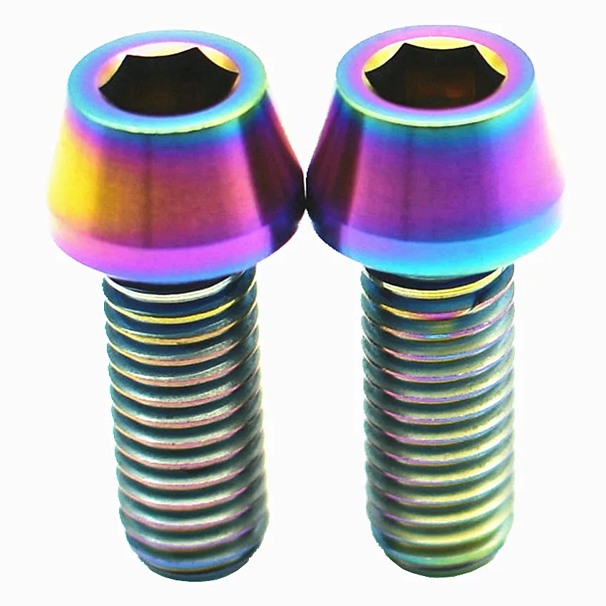 Титановые болты BoltsM8 x15 20 2530 35 40 45 50 мм модификация мотоцикла шестигранная