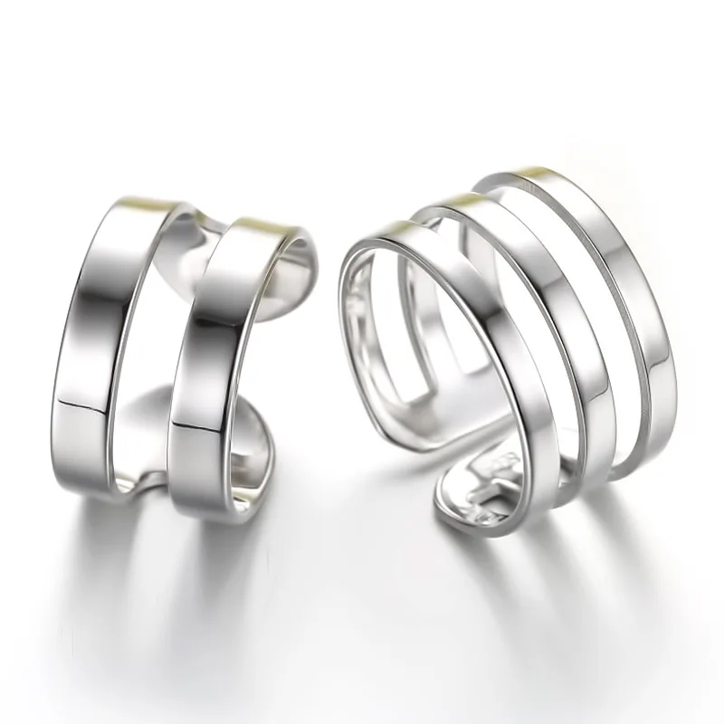 Новинка 2018 Брендовые мужские и женские кольца покрытые розовым золотом/серебром