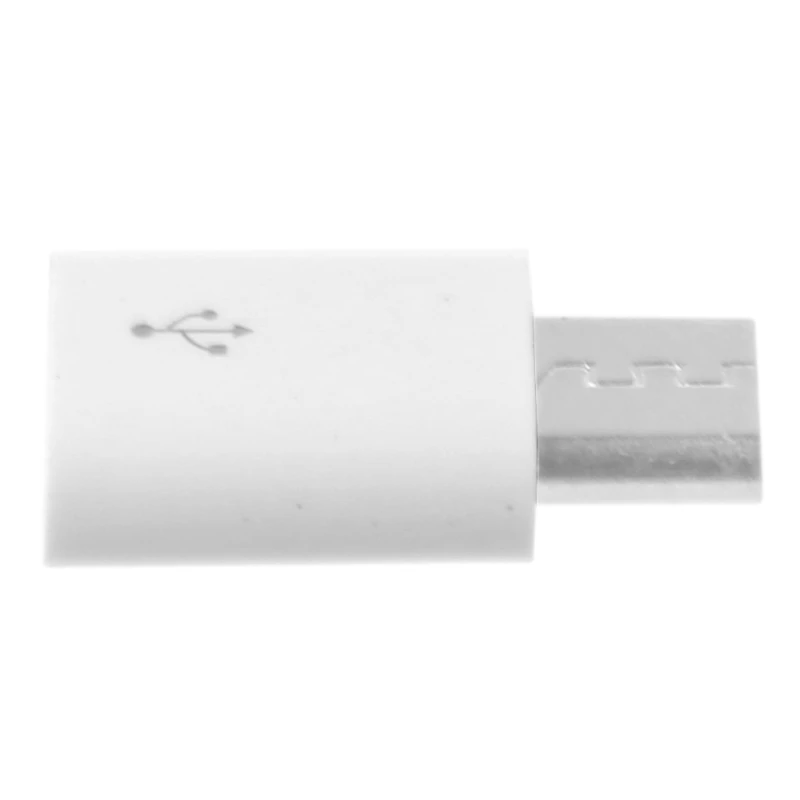 Белый короткий USB 3,1 Тип C женское устройство для Micro USB разъем адаптера