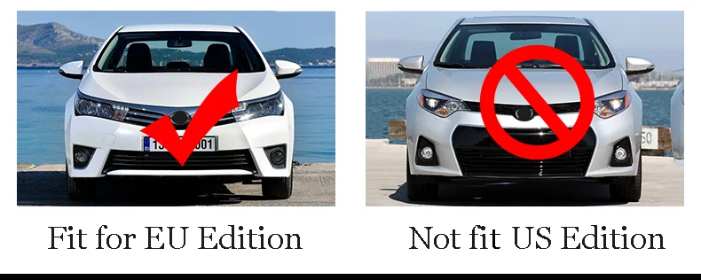 Для Toyota Corolla Европейская версия передний бампер для губ нижние вентиляционные решетки и диффузоры защитная пластина спойлер комплект обшивки