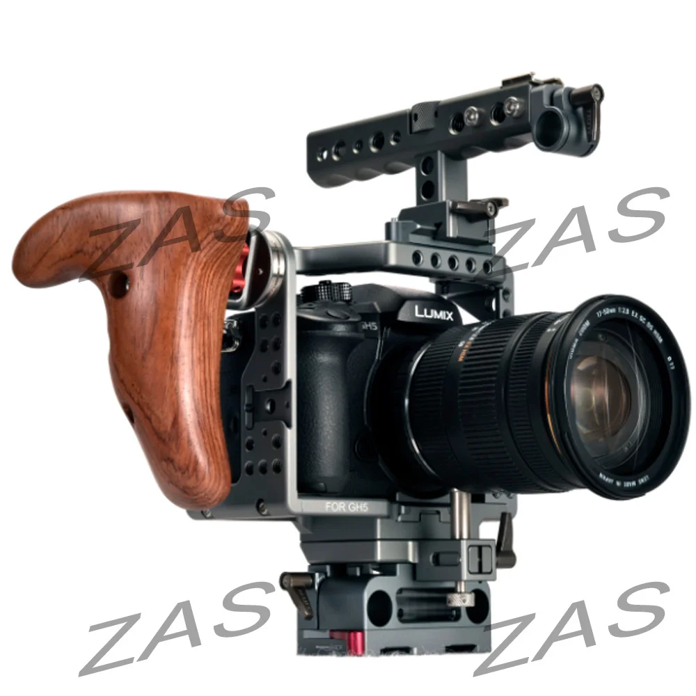 Легкая клетка TILTA для камеры Panasonic GH4/GH5 с рукояткой ES T37A/ES T37 поддерживает стержень