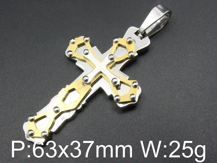 Hot Popular Cross Four color Pendant High Quality Stainless Steel Jewelry Sets for Men and boy | Украшения и аксессуары