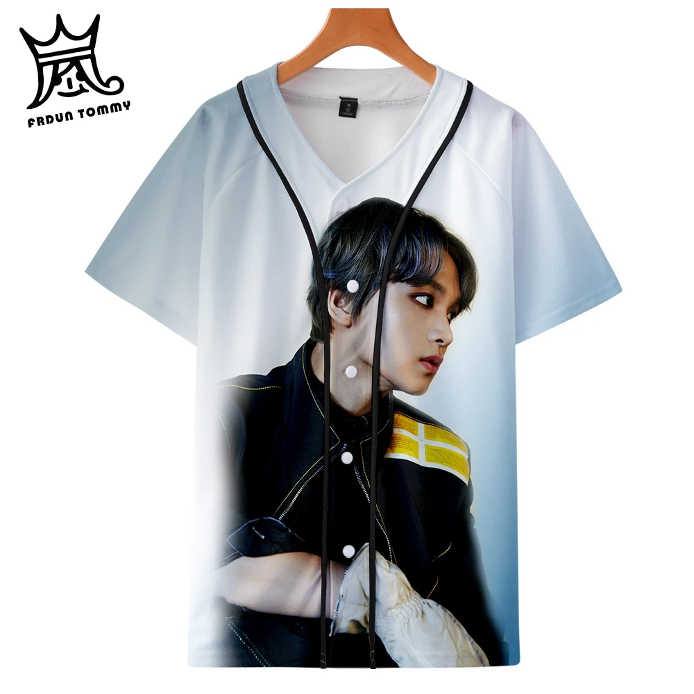 FRDUN TOMMY NCT 127 мы супер человек 3D печатные бейсбольные футболки для женщин/мужчин Kpop