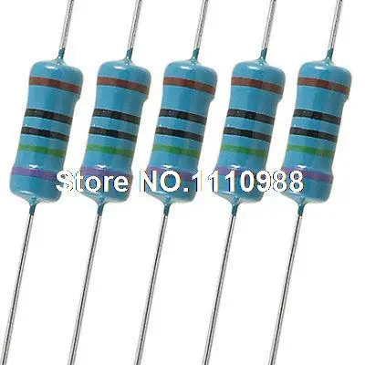 

200pcs 1W 750 Ohm Axial Metal Film Resistor 1 Watt 1%