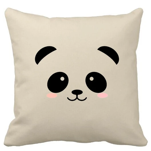 Новые Симпатичные панды уход за кожей лица чехол для подушки с рисунком милой