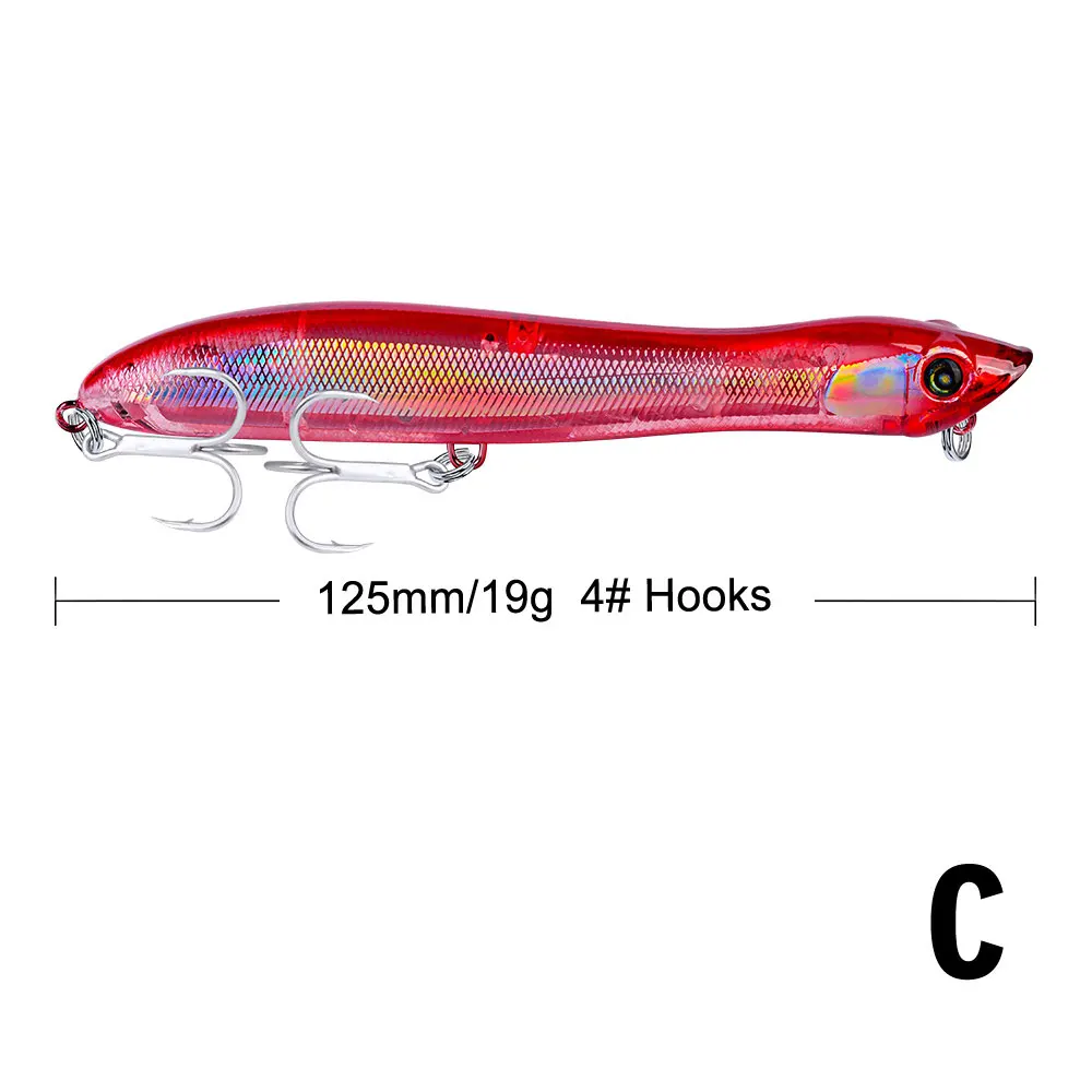 C Рыболовные приманки Peche VIB Shads воблеры Topwater гольян Тонущий Карандаш Рыболовные снасти инструменты искусственная живопись жесткие приманки Pesca - Цвет: C