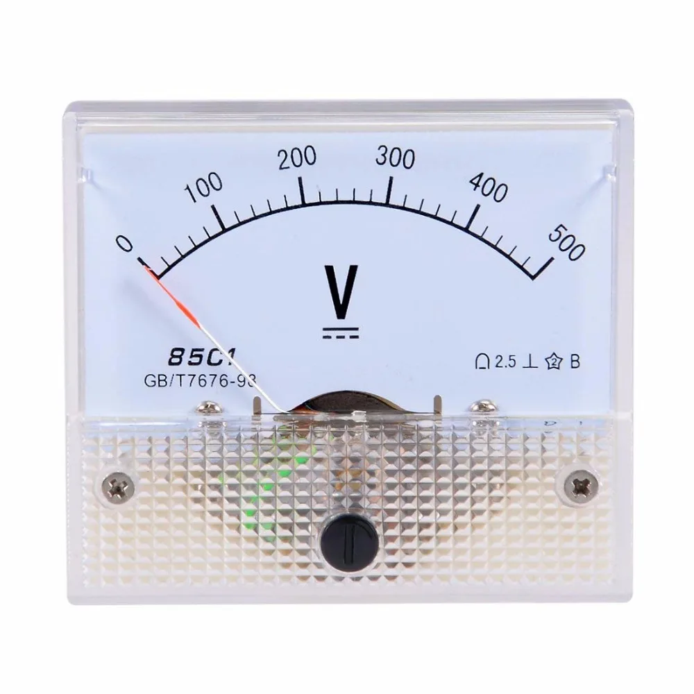 Вольтметр с аналоговой панелью 0 15 В 3 в 5 10 20 30 50 100 150 250 300 450 500 в|voltage meter|voltage meter