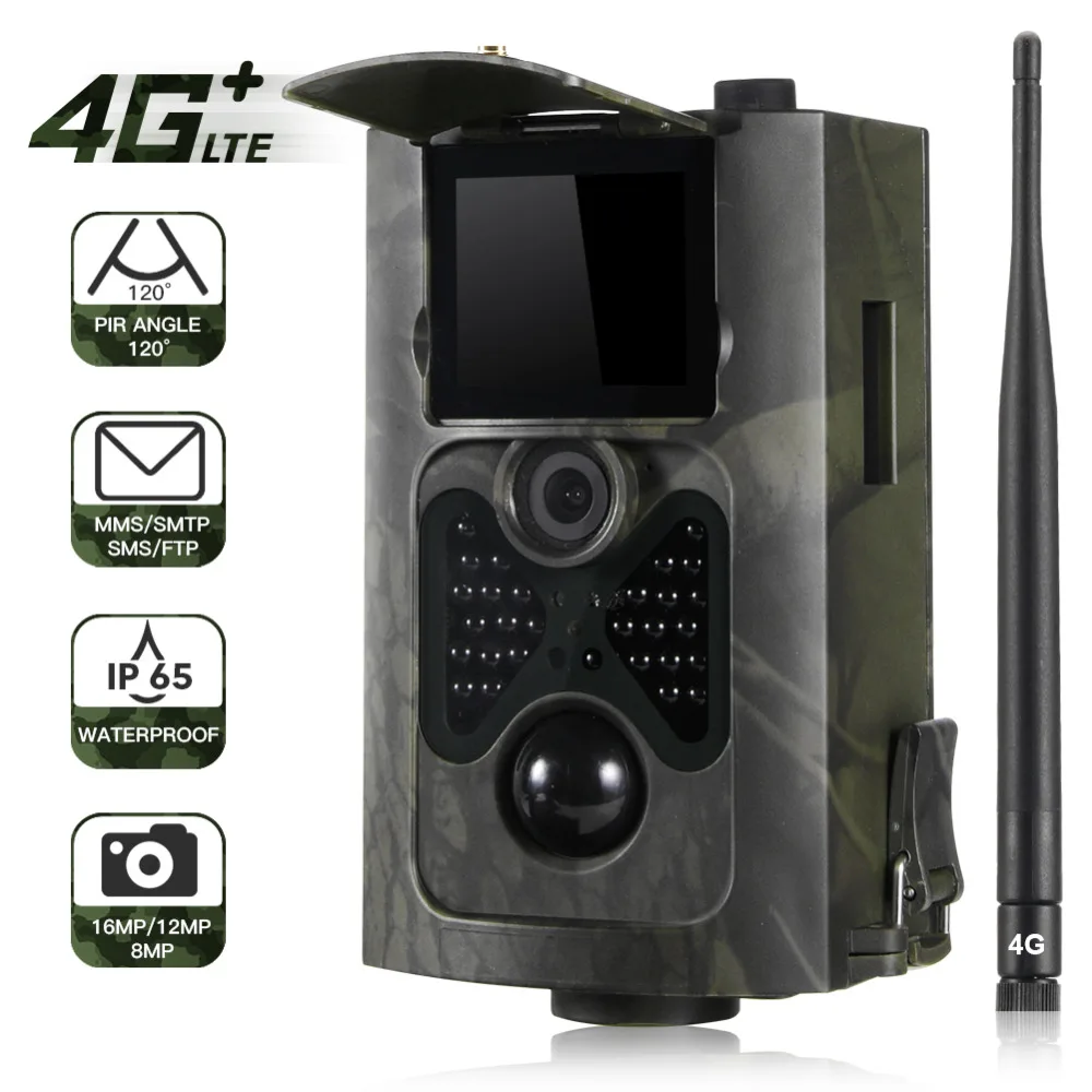 Фотоловушка SUNTEKCAM HC-550LTE 4G камера для охоты 16 МП фото-и видеосъемки игр с