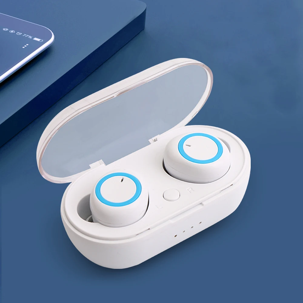 Bluetooth 5 0 TWS Беспроводная стереогарнитура с зарядным устройством|Наушники и