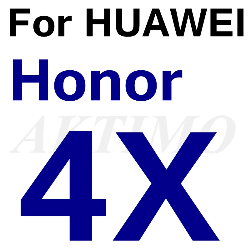4X 9H 0,26 мм закаленное стекло для HUAWEI Honor 5A 5C 5X 4X Y5 II CUN-U29 Nova Young P8 P9 P10 Lite защитная пленка Sklo чехол - Цвет: 4X