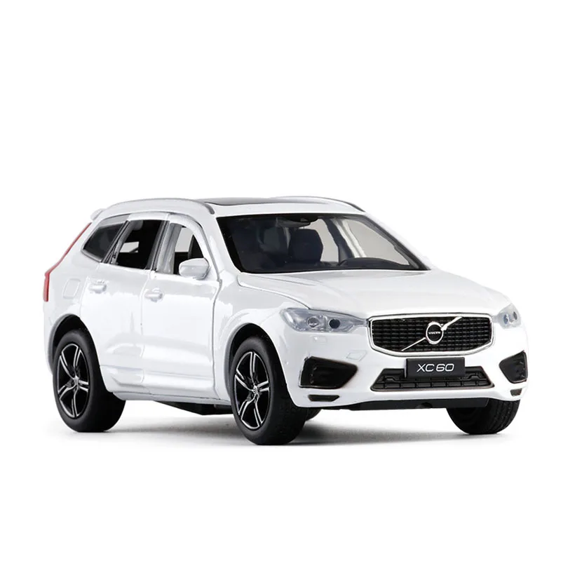 Новая модель 1/32 XC60 имитация внедорожника модель 6 открытые двери, звук и свет функция эха игрушечный автомобиль детская коллекция