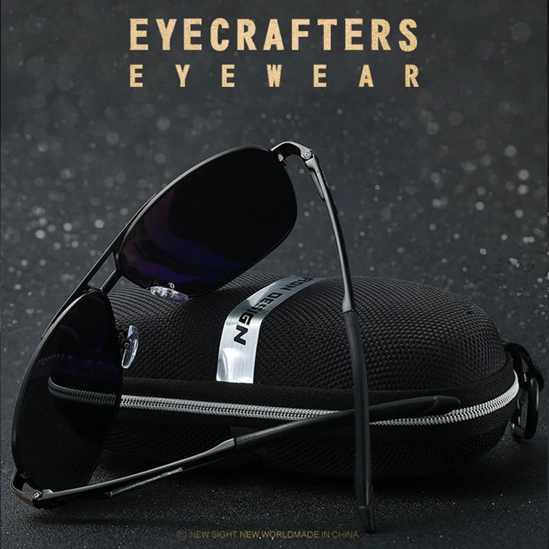 Солнцезащитные очки Eyecraftes Мужские поляризационные алюминиево-магниевые