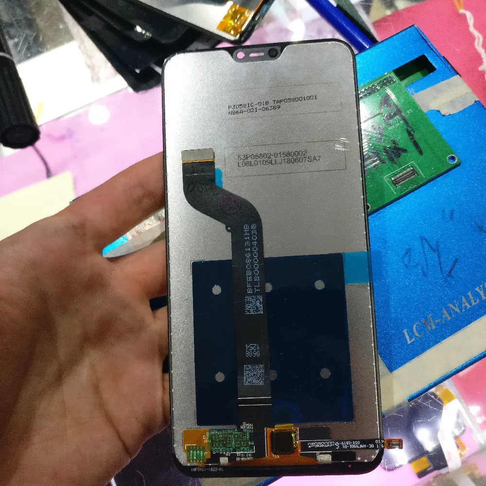 Черный/белый для Xiaomi redmi 6pro 6 pro ЖК экран + сенсорная панель дигитайзер черный Mi A2 lite