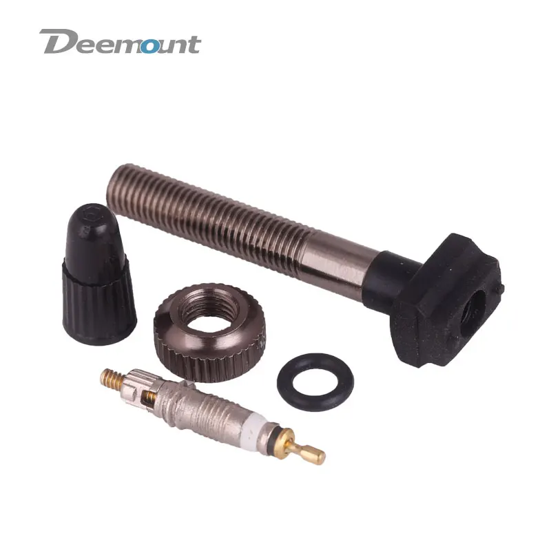 Deemount 1 пара ЧПУ анодированный Presta клапаны для MTB дорожный велосипед бескамерные шины 48 мм 60 мм сплав стволовых латунных сердечников много цветов