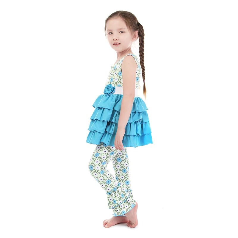 Kaiya Angel/комплект модной детской одежды из 2 предметов для девочек Небесно Голубой