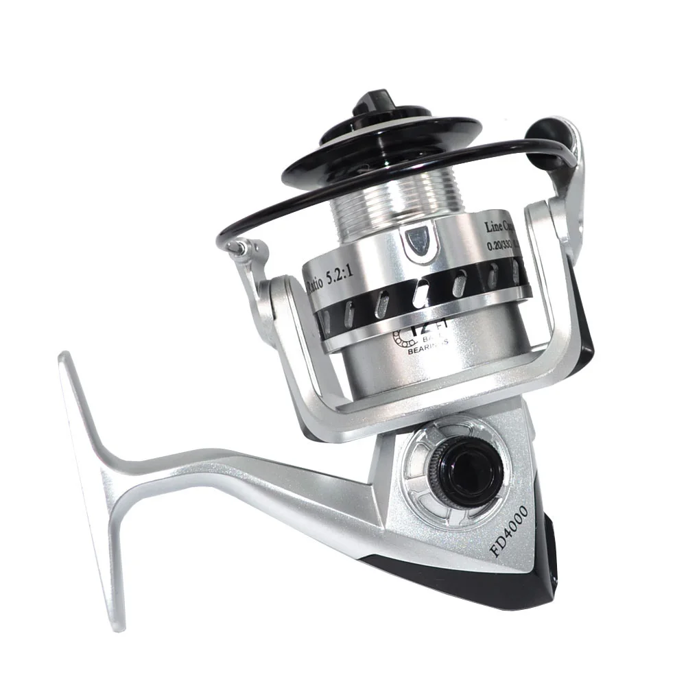 Спиннинговая Рыболовная катушка 4000 6000 серии 12 + 1 BB 5 2: для ловли карпа|fishing reel|reel
