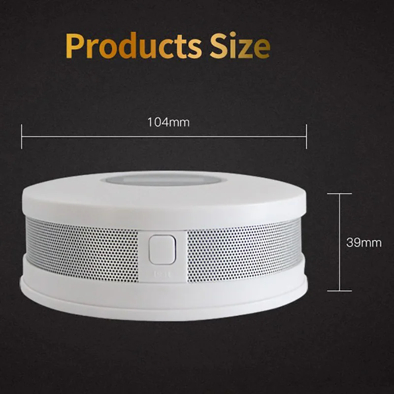 

Carbon Monoxide Sensor Smoke Detector Fire Infrared CO & Smoke Combination Smart Sound Alarm Monitor LED Display Analyzer