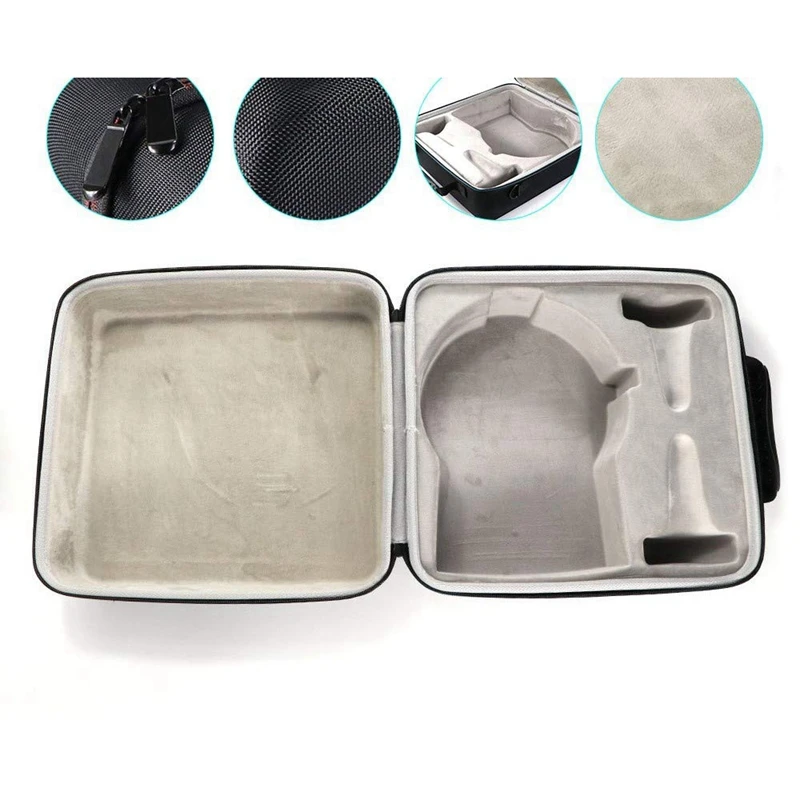 Hard Carrying Case For Oculus Rift S Pc-Powered Vr Gaming Headset Protective Storage Travel Box (Black+Grey) | Электроника