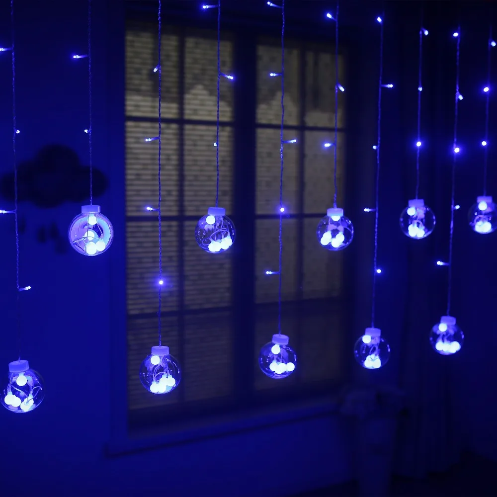 Романтическая светодиодная гирлянда Wish Ball теплая белая садовая лампа для