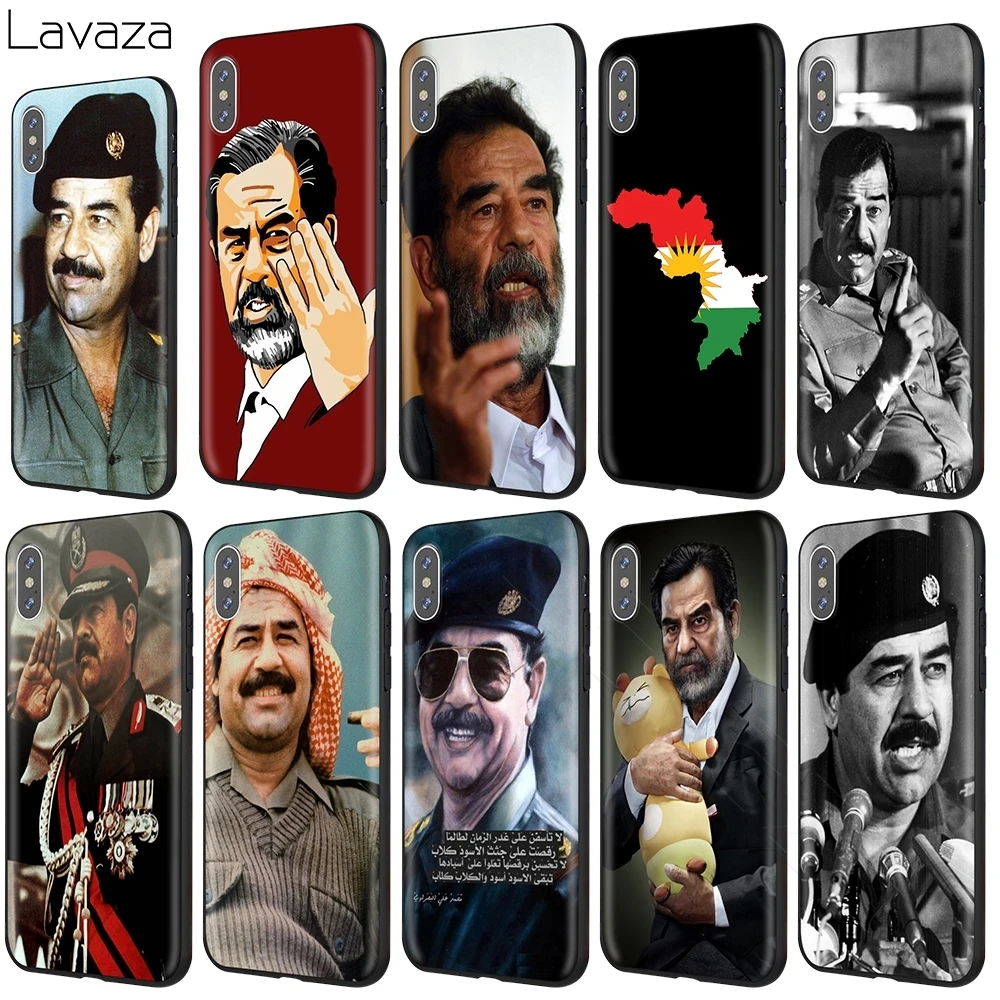 Чехол Lavaza с Саддамом Хуссейном для iPhone 12 mini 11 Pro XS Max XR X 8 7 6 6S Plus 5 5s se|Бамперы| |