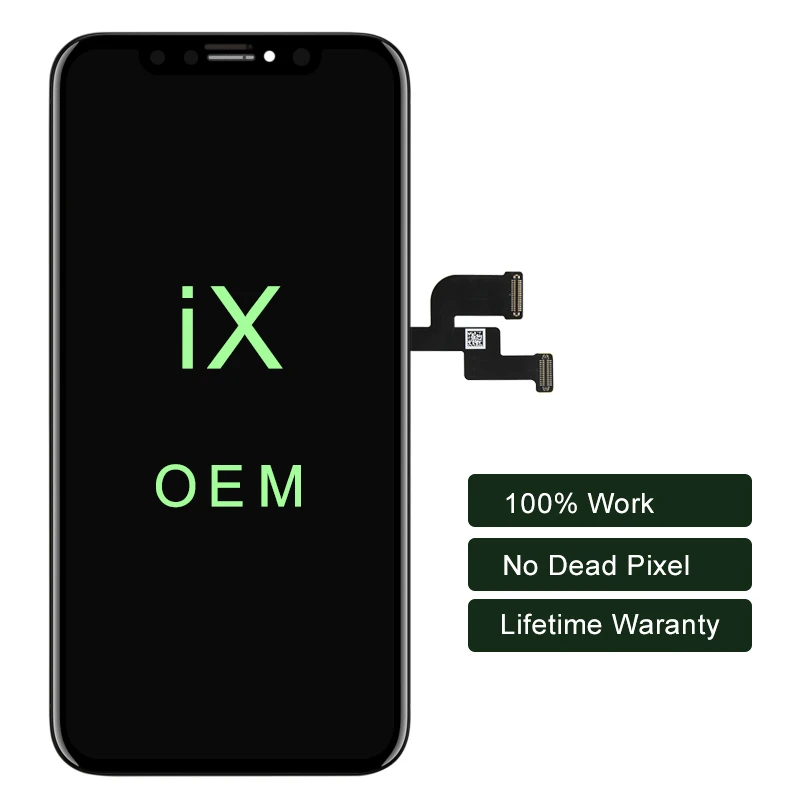 5 шт. ЖК дисплей для iPhone X OEM органический дигитайзер экрана Tianma OLED черный в сборе с