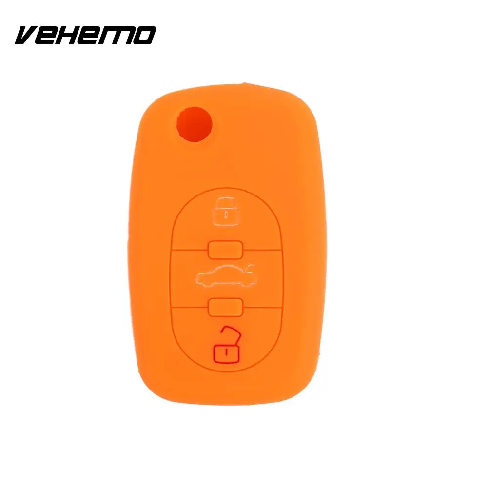 3 Кнопка автомобиля дистанционного Управление силиконовый чехол случае ключ