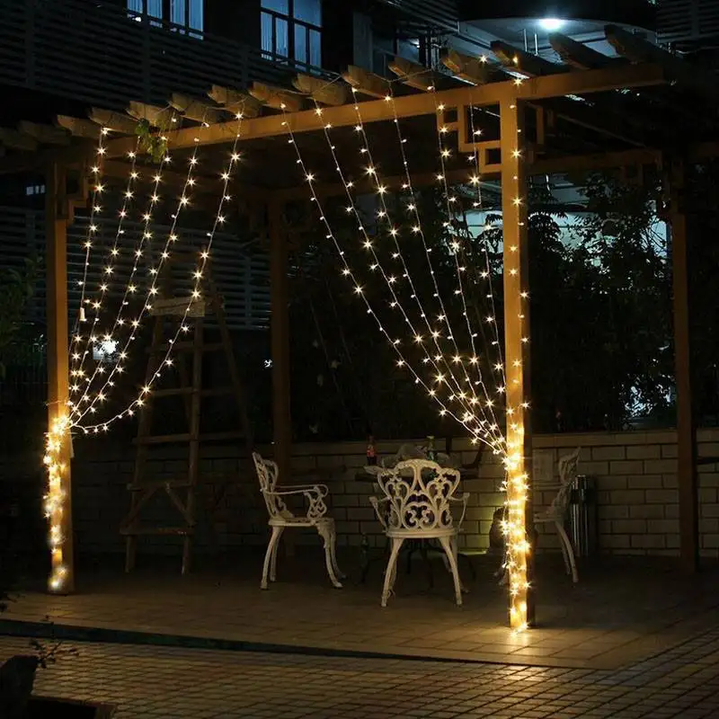 

3x1 / 3x2 / 3x3 / 6x3m led icicle curtains waterproof fairy lights Christmas lights wedding home garden party decoration lights