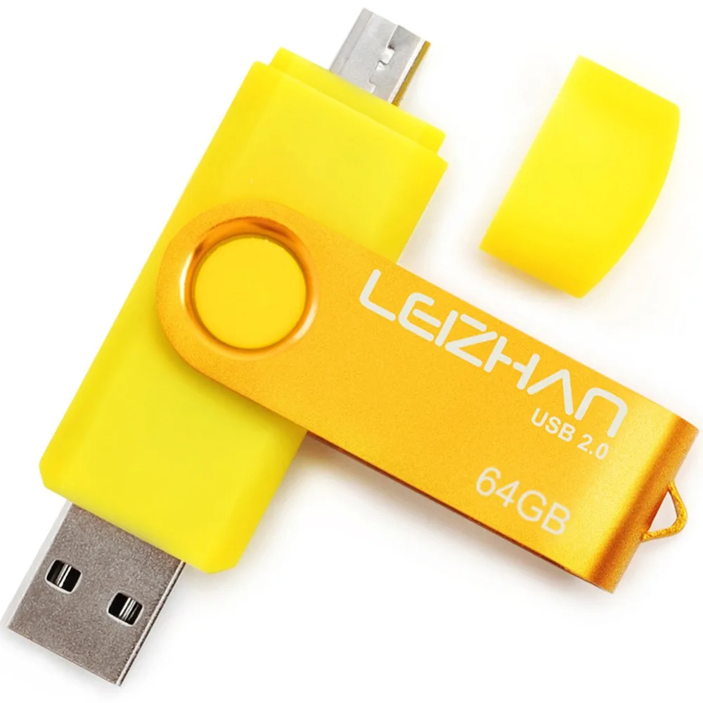 LEIZHAN USB флэш-накопитель Двойной Флеш накопитель 4 ГБ 8 оперативной памяти 16 Гб