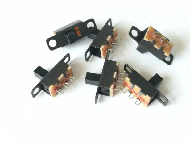 Переключатель-тумблер SS12F15 20 шт. 1P2T SPDT 3PIN SS-12F15 ручные переключатели-слайдеры 4 мм |
