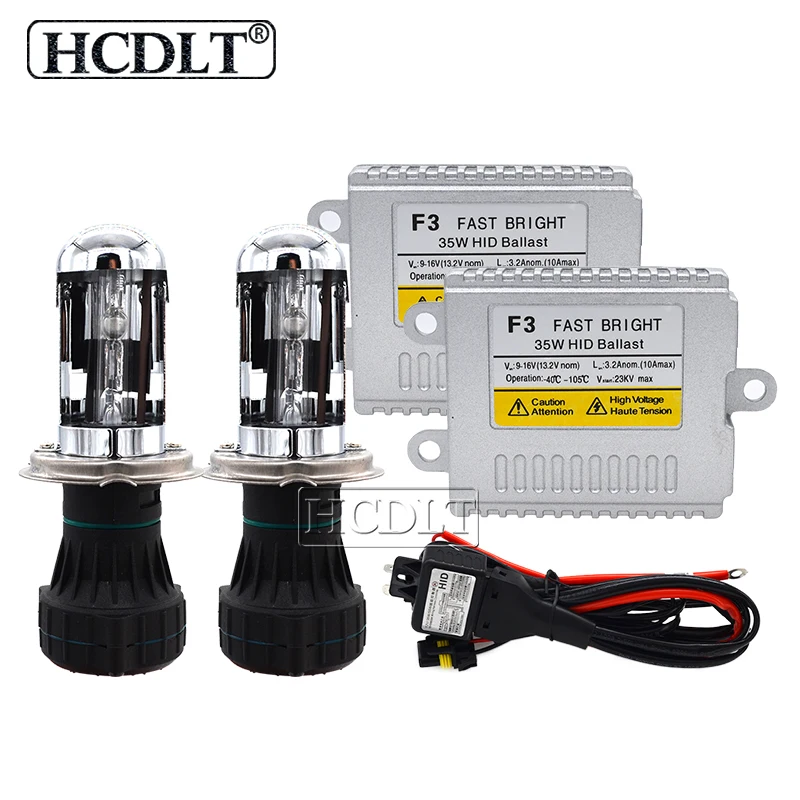 HCDLT 1 комплект оригинальный Cn light H4 HID конверсионный ксеноновая лампа стандарта