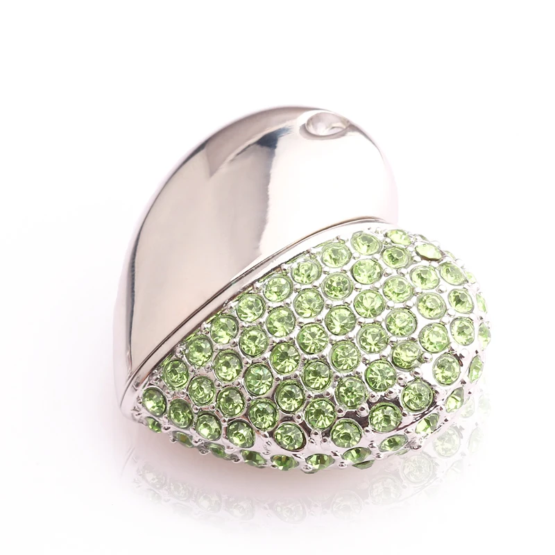 Amthin U disk Mega Fabrica Crystal heart love pendrive 2G 4G 8G 16G 32G 64G Флешка Ювелирная usb флешка Бесплатная