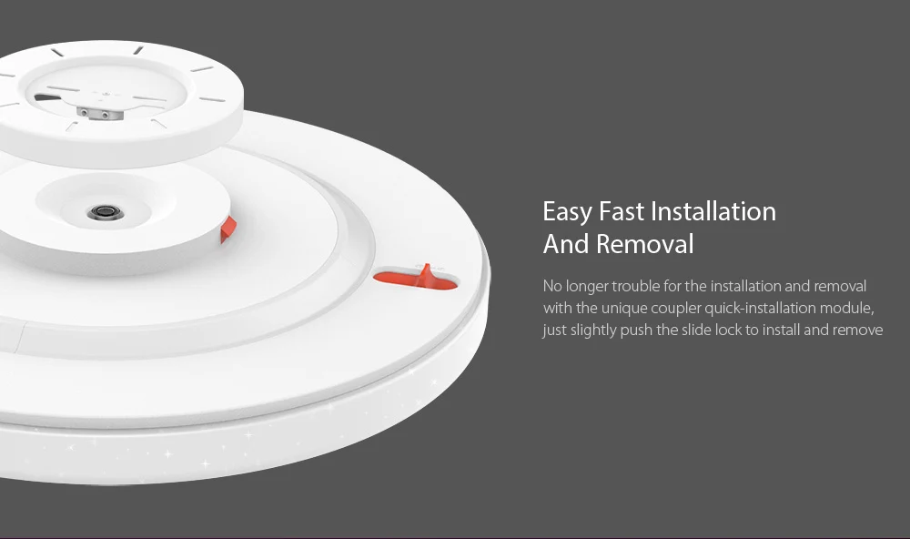 Yee светильник JIAOYUE YLXD02YL 650 WiFi/Bluetooth/APP контроль окружающей среды светильник ing светодиодный потолочный светильник 200-240 В