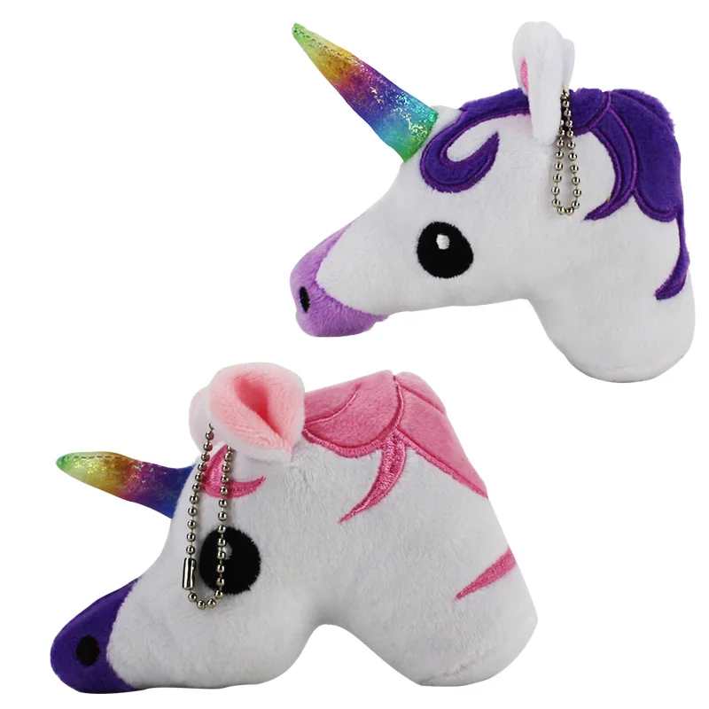 13 см милый Единорог брелок плюшевые игрушки небольшой кулон Мягкая игрушка