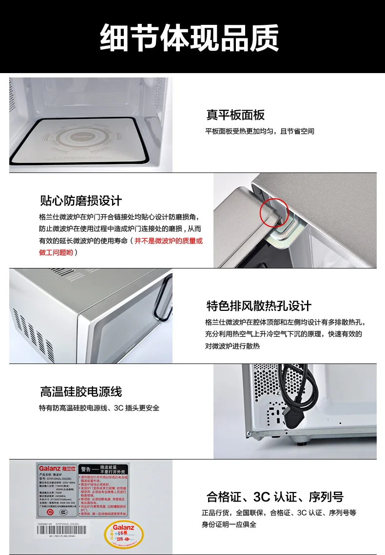 Микроволновая печь стандартная плоская плита | Бытовая техника