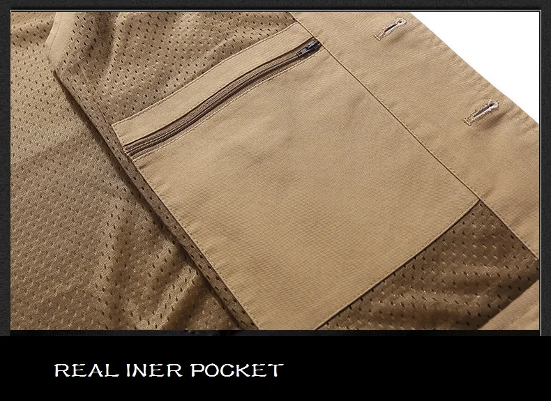 ROHOPO хлопковый мужской жилет 6xl 7xl 8xl, безрукавка для сафари, повседневный жилет, Vneck, карманы для инструментов, мужской жилет