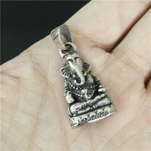 Новейший дизайн модная Мужская подвеска в виде тайского Ганеша из нержавеющей