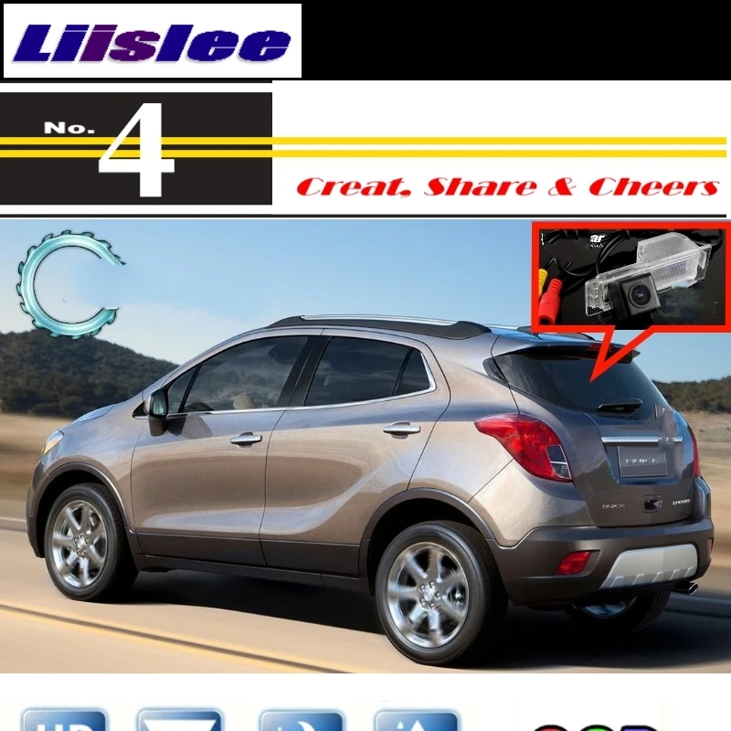 Liislee Автомобильная камера для BUICK Encore для Opel Mokka 2012~, Высококачественная Водонепроницаемая камера заднего вида PAL NTSC CCD RCA