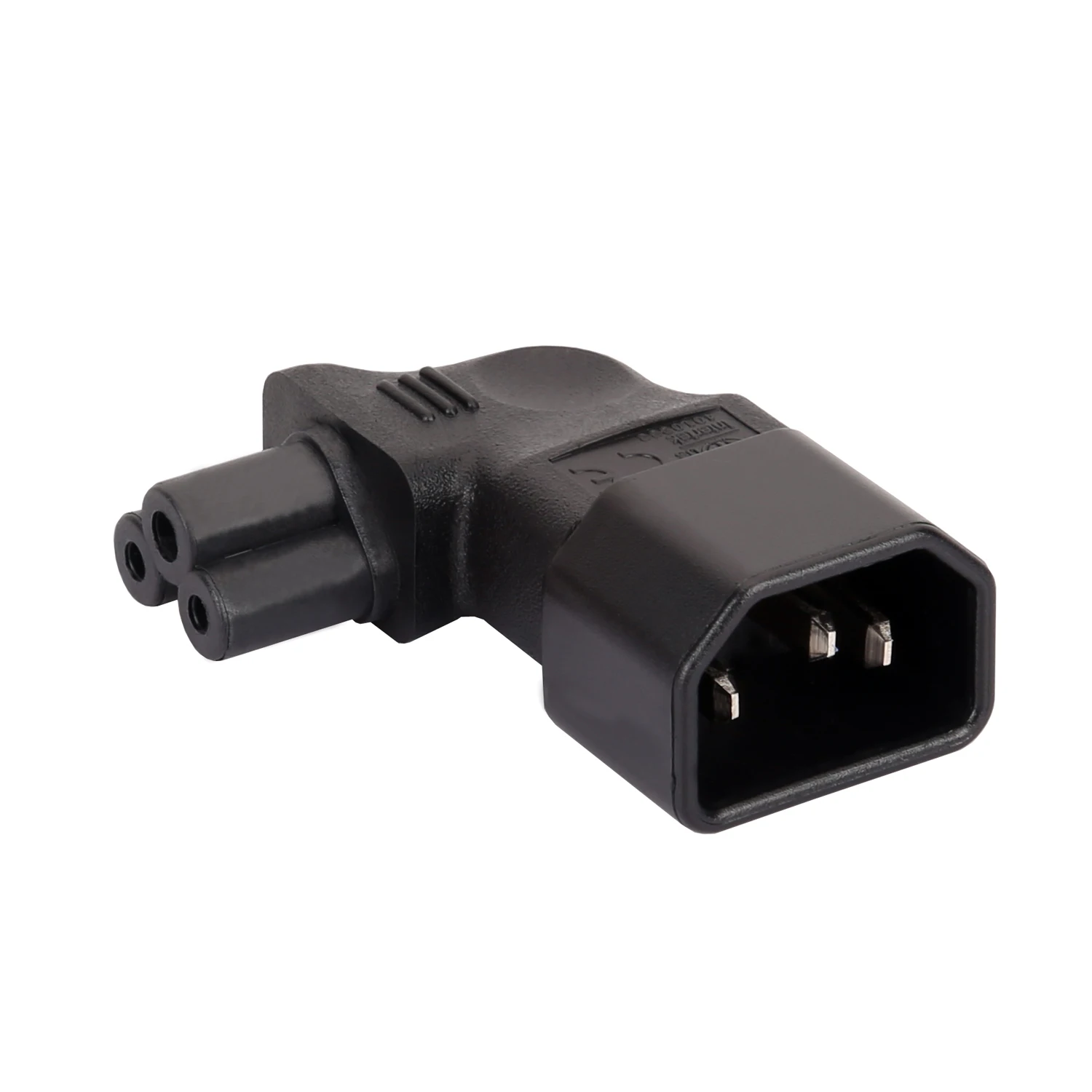 JORINDO IEC320 C14 C5 левый поворот 10A 110 250 В папа женский IEC 320 PDU UPS адаптер питания