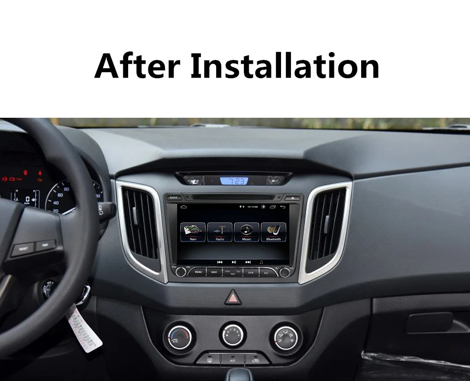 2DIN Android 8 0 четырехъядерный автомобильный dvd плеер радио аудио GPS Navi для hyundai Creta IX25