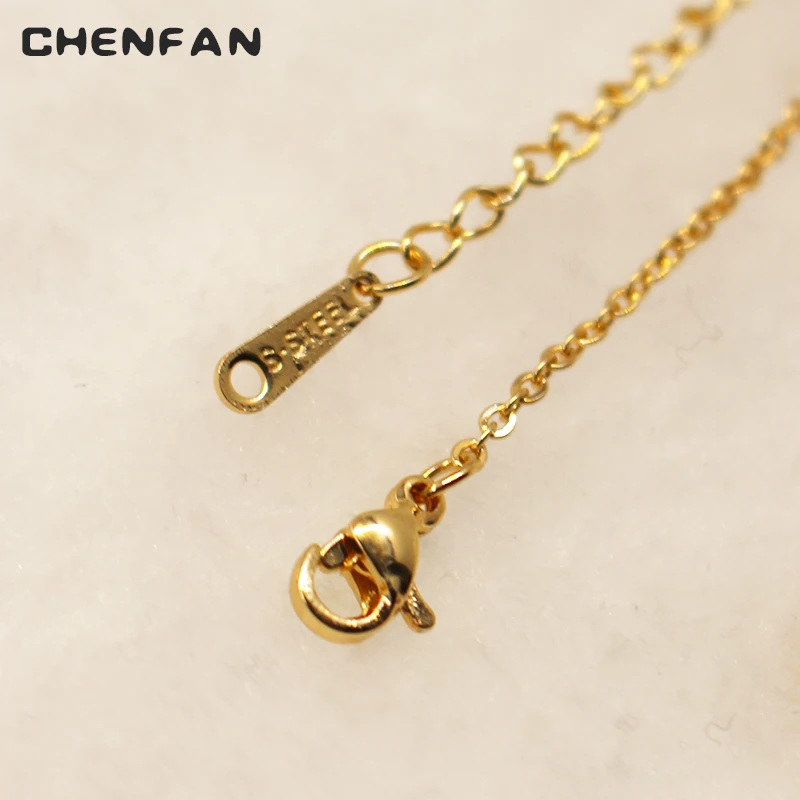 CHENFAN Трендовое женское ожерелье модное Женские Ювелирные изделия оптовая