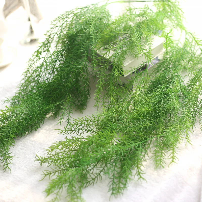 

105cm long Artificial Flowers Pine Needles Fake Hanging Vine Plant Leaves Garland Home Garden Wall Decoration