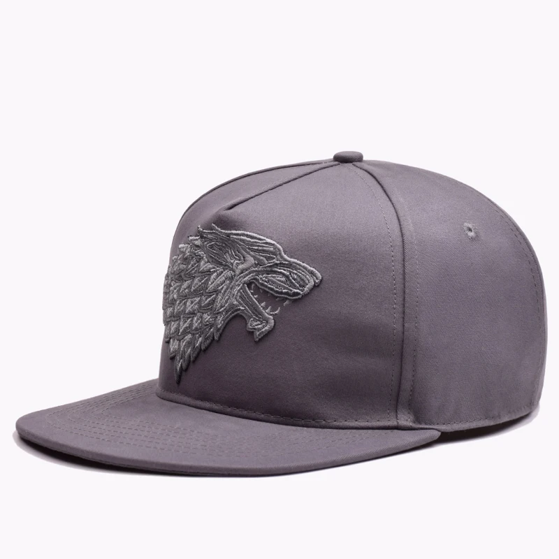 Шапка с дизайном волк Snapback Бейсболки песнь Lce и огонь зима грядет шляпа Игра