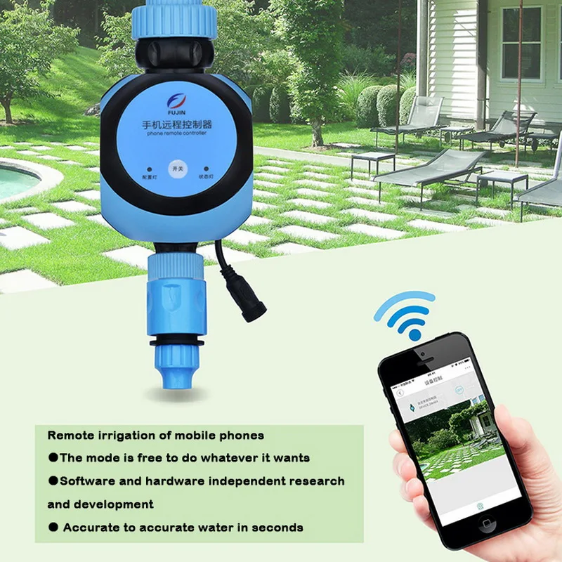 Садовый кран таймер для орошения сада WiFi телефон Интеллектуальный домашний