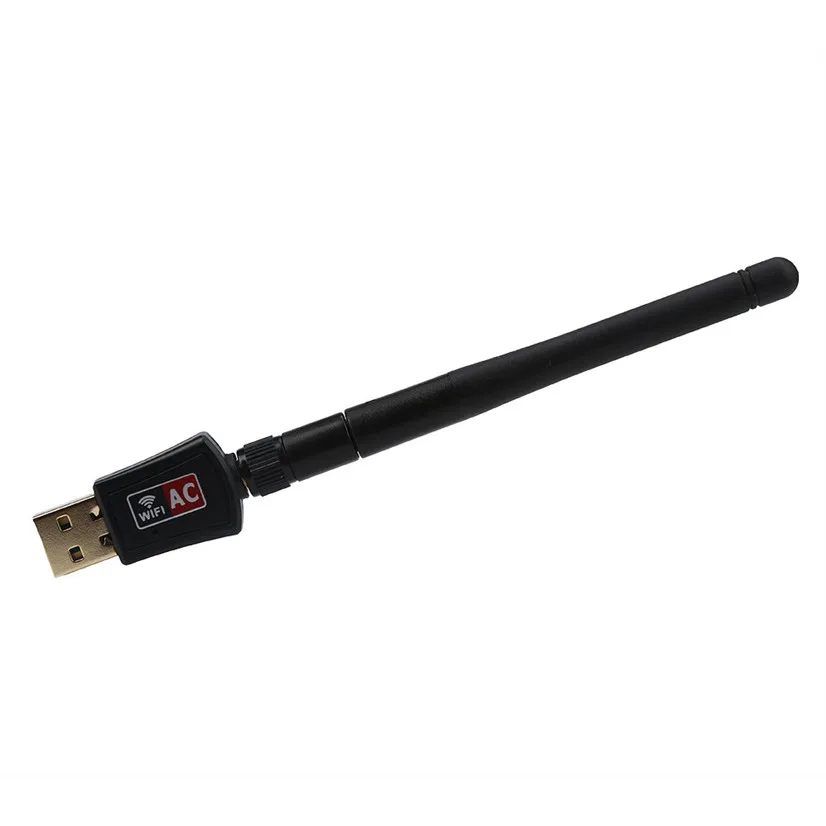 Factory price 600 Mbps Dual Band 2.4/5Ghz Wireless USB WiFi Network Adapter 802.11AC w/Antenna J09T|network adapter|wifi network adapteradapter