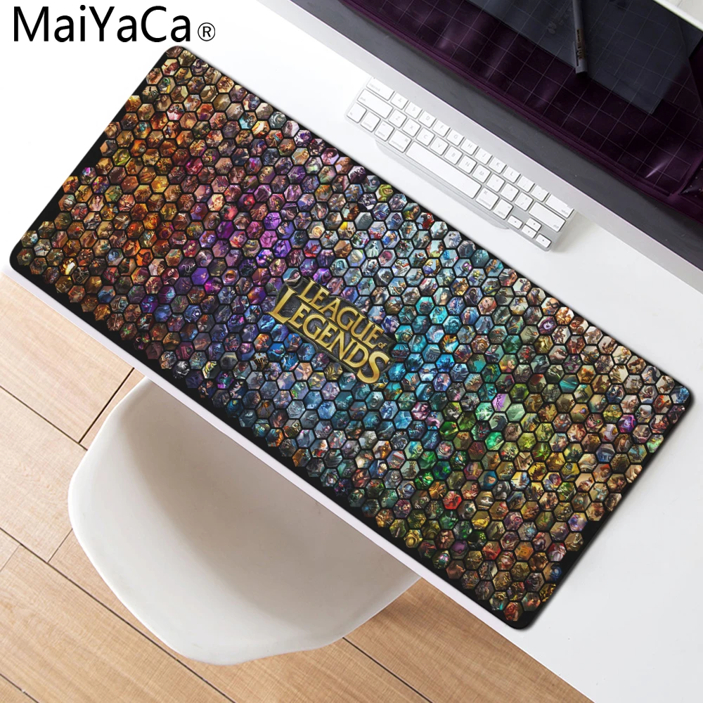 MaiYaCa League of legends коврик для мыши с закрытыми краями коврик для мыши Notbook компьютерный коврик для мыши 90x30 см игровой коврик для мыши геймера Бестселлер