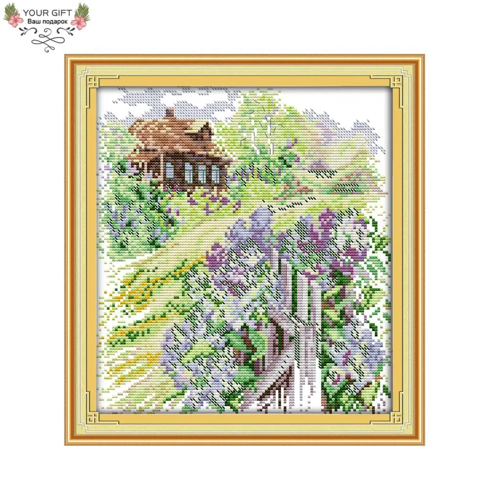 Ваш подарок F483 14CT 11CT подсчитанный и отпечатанный домашний декор дорожка для